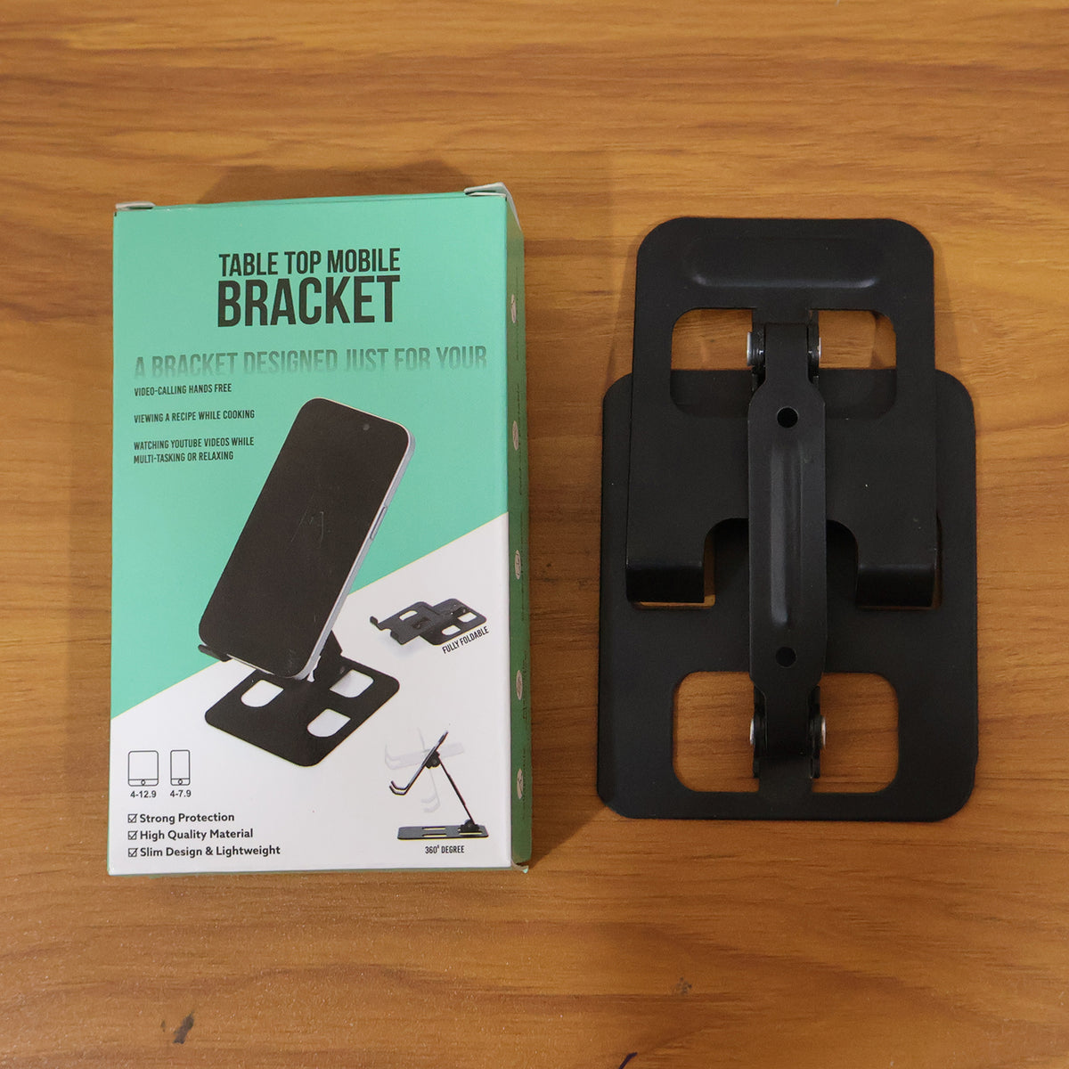Adjustable Metal Table Top Mobile Stand (1 Pc)