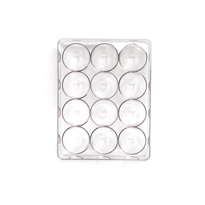 2794 12 Cavity Egg Storage Box For Holding And Placing Eggs Easily And Firmly.