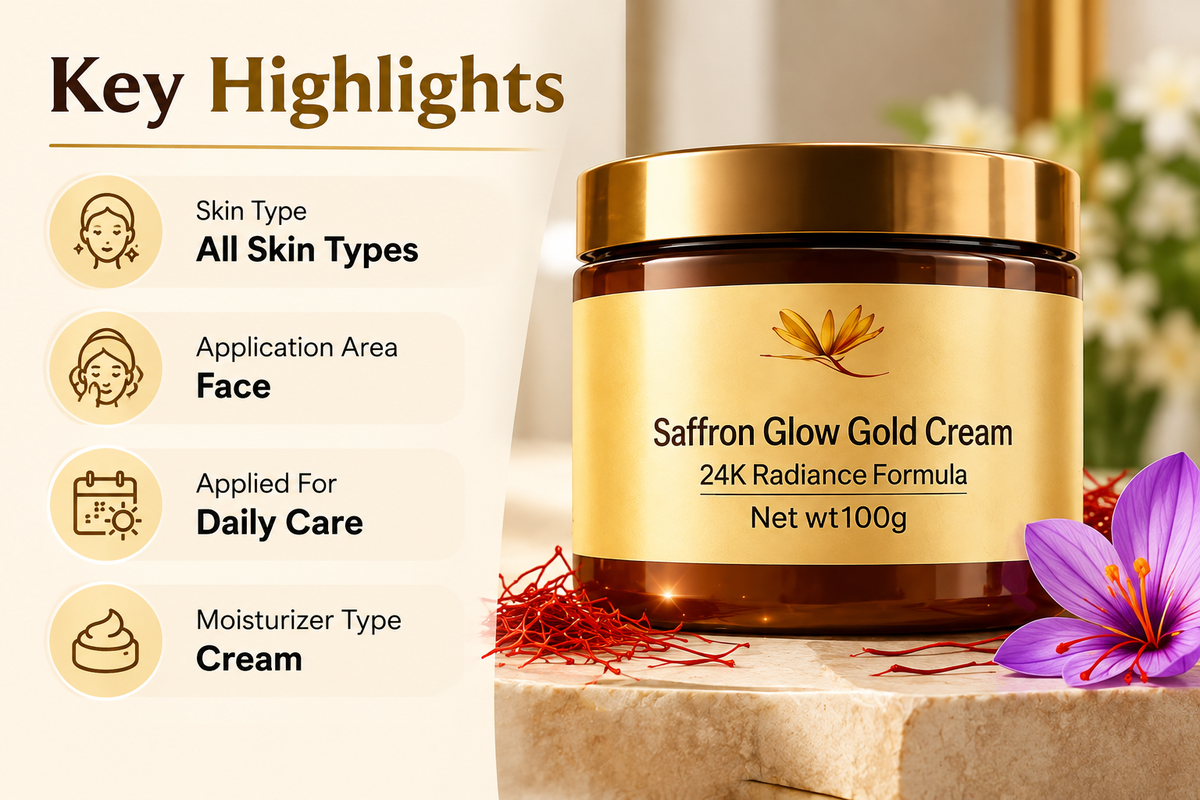 Saffron Glow Gold Cream