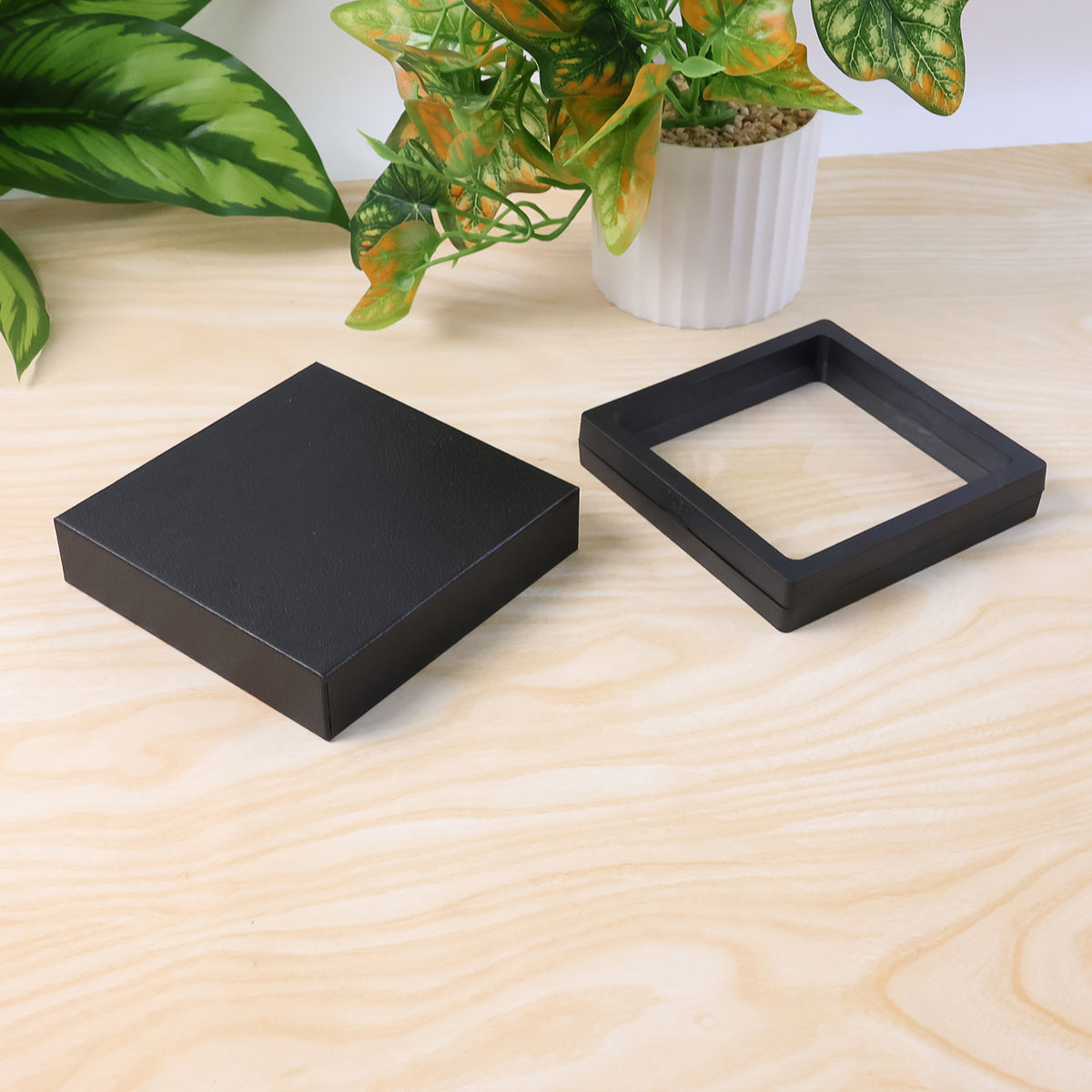 Transparent Jewellery Display Box (11x11 Cm  1 Pc)