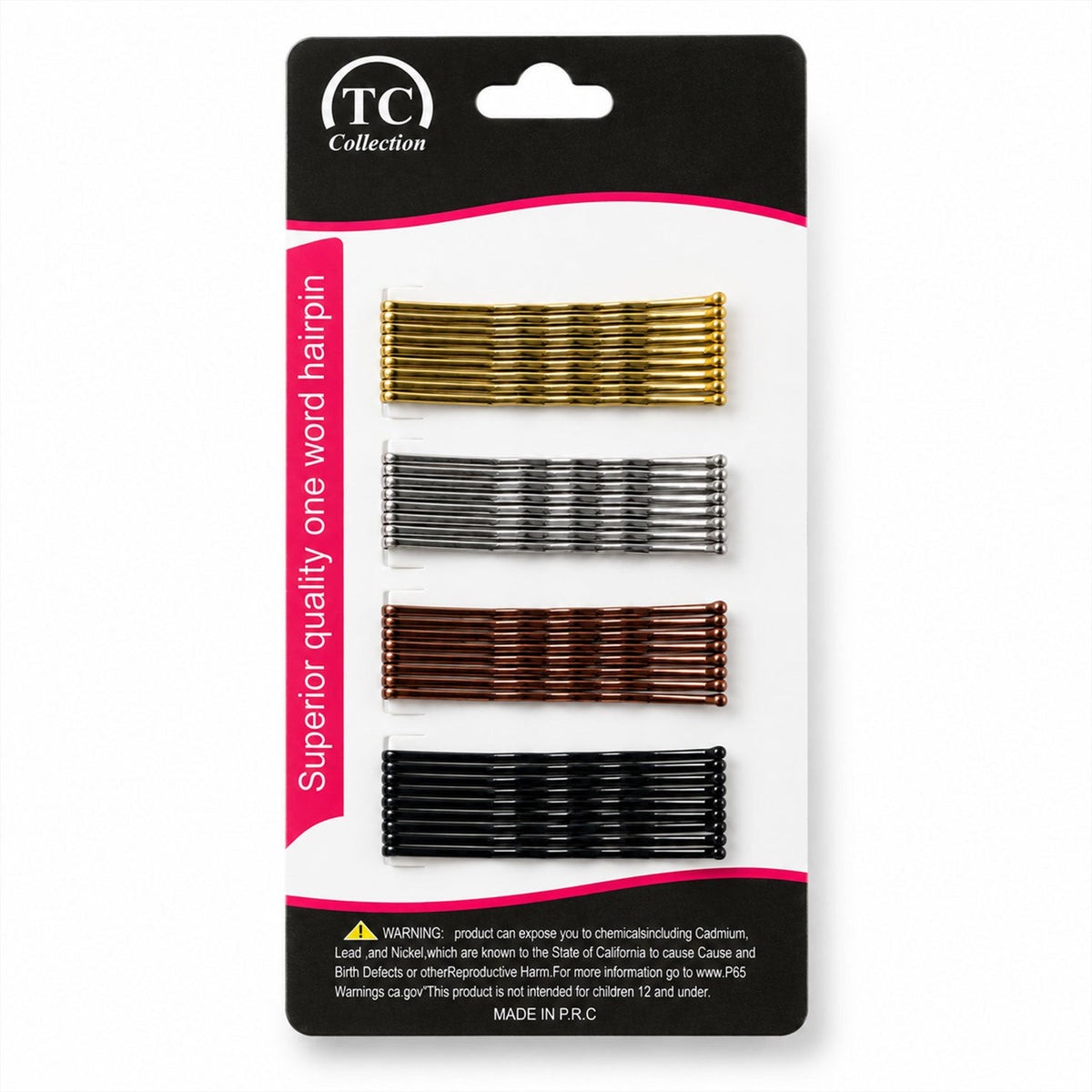Metal Hair Pins For Women And Girls Strong Hold Wavy Hair Styling Pins (36 Pc)
