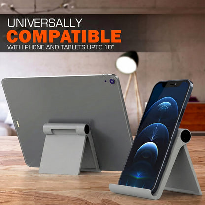 Plastic Foldable Desktop Mobile Stand (1 Pc)