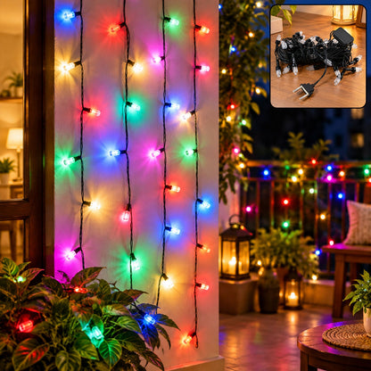 Decorative Led String Lights For Festive Home And Window Decor (8 Mtr Approx)