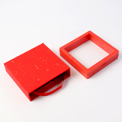 Transparent Jewellery Display Box (9x9 Cm  1 Pc)